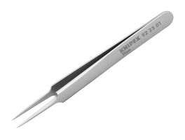 92 23 01 - Tweezers, Precision, Straight, Pointed, 110 mm, Titanium - KNIPEX