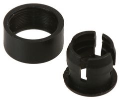 MP008024 - LED Holder, 5mm Dia, Black, 1 LED, 6.7mm H - MULTICOMP PRO