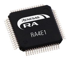 R7FA4E10D2CFM#AA0 - ARM MCU, RA Family, RA4 Series, RA4E1 Group Microcontrollers, ARM Cortex-M33, 32 bit, 100 MHz - RENESAS