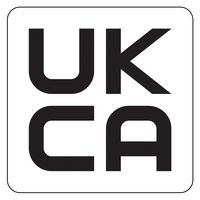 MP008141 - Label, Self Adhesive, 22 mm, 22 mm, 22 mm, Vinyl, UKCA - MULTICOMP PRO