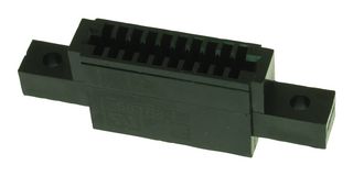583718-1 - Card Edge Connector, Dual Side, 1.78 mm, 20 Contacts, Panel Mount, Straight, Crimp - AMP - TE CONNECTIVITY