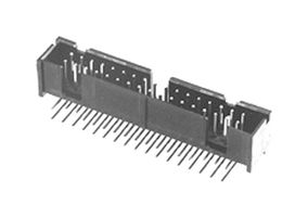 5103311-2 - Pin Header, Wire-to-Board, 2.54 mm, 2 Rows, 14 Contacts, Through Hole Right Angle, AMP-LATCH - AMP - TE CONNECTIVITY