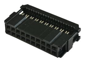 1658620-4 - IDC Connector, IDC Receptacle, Female, 2.54 mm, 2 Row, 20 Contacts, Cable Mount - AMP - TE CONNECTIVITY