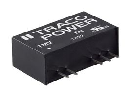 TMV 2415D - Isolated Through Hole DC/DC Converter, 1:1, 1 W, 2 Output, 15 V, 34 mA - TRACO POWER