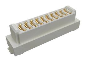 10159561-A00221RLF - Mezzanine Connector, Receptacle, 2 mm, 1 Rows, 10 Contacts, Surface Mount Straight, Copper Alloy - AMPHENOL COMMUNICATIONS SOLUTIONS