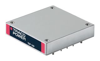 TEP 160-2413 - Isolated Through Hole DC/DC Converter, Railway, 2:1, 160 W, 1 Output, 15 V, 10 A - TRACO POWER