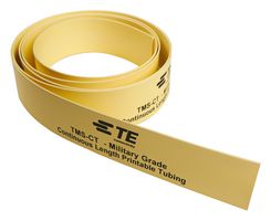 EL7644-000 - Heat Shrink Tubing, 3:1, 0.125 ", 3.2 mm, Yellow, 164 ft, 50 m - TE CONNECTIVITY