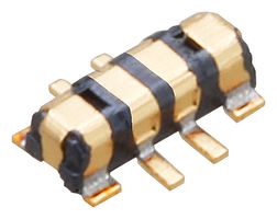AXF6K0412A - Mezzanine Connector, Header, 0.35 mm, 2 Rows, 4 Contacts, Surface Mount, Copper Alloy - PANASONIC