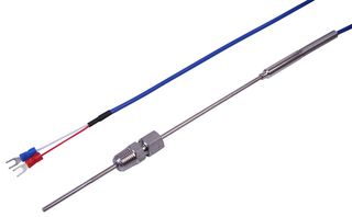 MP008313 - Thermocouple, K, 1350 °C, -200 °C, Metal, 79 ", 2000 mm - MULTICOMP PRO