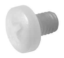 MP008109 - Screw, Pan Head Phillips, M4, Nylon (Polyamide), 6 mm Length - MULTICOMP PRO