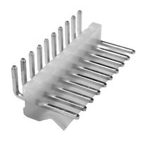 MP008492 - Pin Header, Wire-to-Board, 3.96 mm, 1 Rows, 10 Contacts, Through Hole Right Angle, MP 396 - MULTICOMP PRO