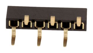 61300615721 - PCB Receptacle, Board-to-Board, 2.54 mm, 1 Rows, 6 Contacts, Through Hole Straight, WR-PHD - WURTH ELEKTRONIK
