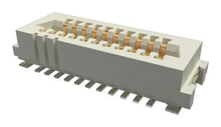 10162581-3134121LF - Mezzanine Connector, Receptacle, 1 mm, 2 Rows, 21 Contacts, Surface Mount Straight, Copper Alloy - AMPHENOL COMMUNICATIONS SOLUTIONS
