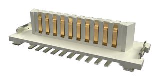 10162582-1134121LF - Mezzanine Connector, Header, 1 mm, 2 Rows, 21 Contacts, Surface Mount Straight, Copper Alloy - AMPHENOL COMMUNICATIONS SOLUTIONS