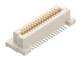 M58-2800342R - Mezzanine Connector, Receptacle, 0.8 mm, 2 Rows, 30 Contacts, Surface Mount, Phosphor Bronze - HARWIN