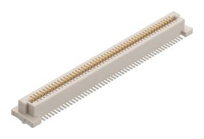M58-2801042R - Mezzanine Connector, Receptacle, 0.8 mm, 2 Rows, 100 Contacts, Surface Mount, Phosphor Bronze - HARWIN