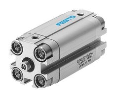 156526 - Compact Air Cylinder, Piston Rod, Double Acting, 25 mm, M5, 1 bar to 10 bar, 25 mm - FESTO