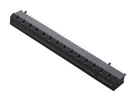 87715-9205 - Card Edge Connector, Dual Side, 1.57 mm, 98 Contacts, Through Hole Mount, Straight, Solder - MOLEX
