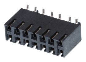 15-45-3514 - PCB Receptacle, Signal, 2.54 mm, 2 Rows, 14 Contacts, Surface Mount, C-Grid 71395 Series - MOLEX