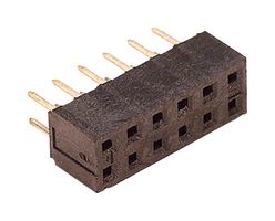 79107-7007 - PCB Receptacle, Board-to-Board, 2 mm, 2 Rows, 16 Contacts, Through Hole Mount - MOLEX
