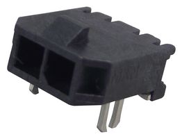 43650-0210 - Pin Header, Power, 3 mm, 1 Rows, 2 Contacts, Surface Mount Right Angle - MOLEX