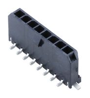 43650-0824 - Pin Header, Power, Wire-to-Board, 3 mm, 1 Rows, 8 Contacts, Surface Mount Straight - MOLEX