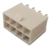 46015-0602 - Pin Header, Power, 4.2 mm, 2 Rows, 6 Contacts, Through Hole Straight - MOLEX