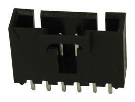70543-0040 - Pin Header, Signal, 2.54 mm, 1 Rows, 6 Contacts, Through Hole Straight, SL 70543 Series - MOLEX