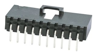 70553-0038 - Pin Header, Wire-to-Board, 2.54 mm, 1 Rows, 4 Contacts, Through Hole Right Angle, SL 70553 Series - MOLEX