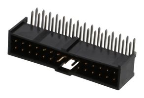 90130-3230 - Pin Header, Right Angle, Signal, Wire-to-Board, 2.54 mm, 2 Rows, 30 Contacts, Through Hole Straight - MOLEX