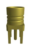 MMCXV-J-P-HF-ST-TH1 - RF / Coaxial Connector, MMCX Coaxial, Straight Jack, Crimp, 50 ohm, Beryllium Copper - SAMTEC