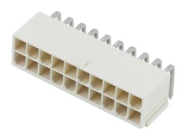 87427-2002 - Pin Header, Power, Wire-to-Board, 4.2 mm, 2 Rows, 20 Contacts, Through Hole Right Angle - MOLEX