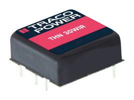 THN 30-2422WIR - Isolated Through Hole DC/DC Converter, Railway, 4:1, 30 W, 2 Output, 12 V, 1.25 A - TRACO POWER