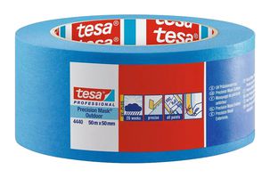 04440-00004-00 - Masking Tape, Paper, Blue, 50 m x 50 mm - TESA