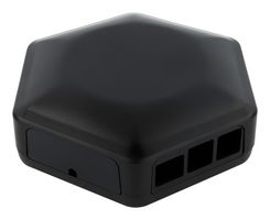 CBHEX1-PI3-BK - Enclosure, 146 mm x 130 mm x 45 mm, Black, ABS, Raspberry Pi 3 Boards - CAMDENBOSS
