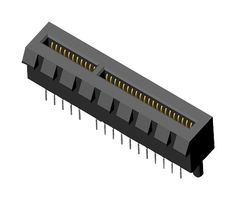 10018783-10201TLF - Card Edge Connector, Dual Side, 1.57 mm, 64 Contacts, Through Hole Mount, Straight, Solder - AMPHENOL COMMUNICATIONS SOLUTIONS