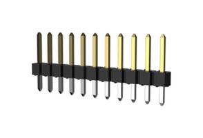 68000-101HLF - Pin Header, Board-to-Board, 1 Rows, 1 Contacts, Through Hole Straight - AMPHENOL COMMUNICATIONS SOLUTIONS