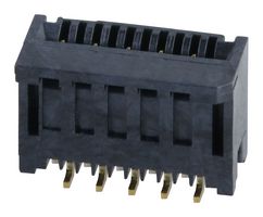 78119-1020 - FFC / FPC Board Connector, 0.5 mm, 10 Contacts, Receptacle, Easy-On 78119 Series - MOLEX