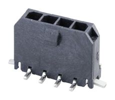 43650-0426 - Pin Header, Power, Wire-to-Board, 3 mm, 1 Rows, 4 Contacts, Surface Mount Straight - MOLEX
