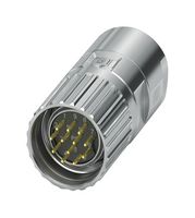 1069314 - Sensor Connector, M23 PRO Series, M23, Male, 12 Positions, Crimp Pin - Contacts Not Supplied - PHOENIX CONTACT