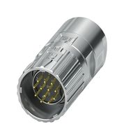 1069323 - Sensor Connector, M23 PRO Series, M23, Male, 12 Positions, Crimp Pin - Contacts Not Supplied - PHOENIX CONTACT