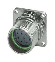 1629083 - Sensor Connector, M23 PRO Series, M23, Female, 12 Positions, Crimp Socket - Contacts Not Supplied - PHOENIX CONTACT