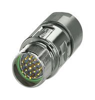 1629096 - Sensor Connector, M23 PRO Series, M23, Male, 16 Signal + 2 Power + PE Positions - PHOENIX CONTACT