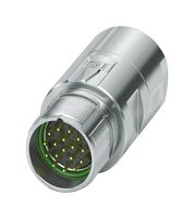 1629105 - Sensor Connector, M23 PRO Series, M23, Male, 17 Positions, Crimp Pin - Contacts Not Supplied - PHOENIX CONTACT