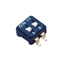 CFS-0102TB - DIP / SIP Switch, 1 Circuits, Slide, Surface Mount, SPST-NO, 6 V, 100 mA - NIDEC COPAL ELECTRONICS