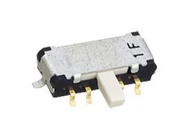CMS-2214TB - Slide Switch, DPDT, Surface Mount, CMS Series, 100 mA - NIDEC COPAL ELECTRONICS