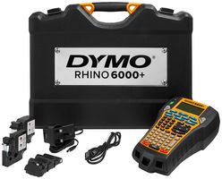 RHINO 6000+ UK - Label Printer Kit, Portable, UK Plug, Hard Case, Rhino 6000+ Series - DYMO