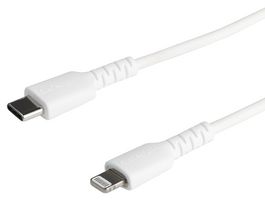 RUSBCLTMM2MW - USB Cable, Type C Plug to Lightning Plug, 2 m, 6.6 ft, USB 2.0, White - STARTECH