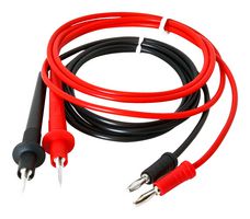 110011 - Patch Cord, Banana to Test Probe, 2 Leads, Black and Red, 18 AWG, 600V - MUELLER ELECTRIC