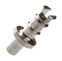 H2072-01 - Turret Solder / Press Mount Terminal, Non Insulated, 2.27 mm, Tin, 8.74 mm, 2.52 mm - HARWIN